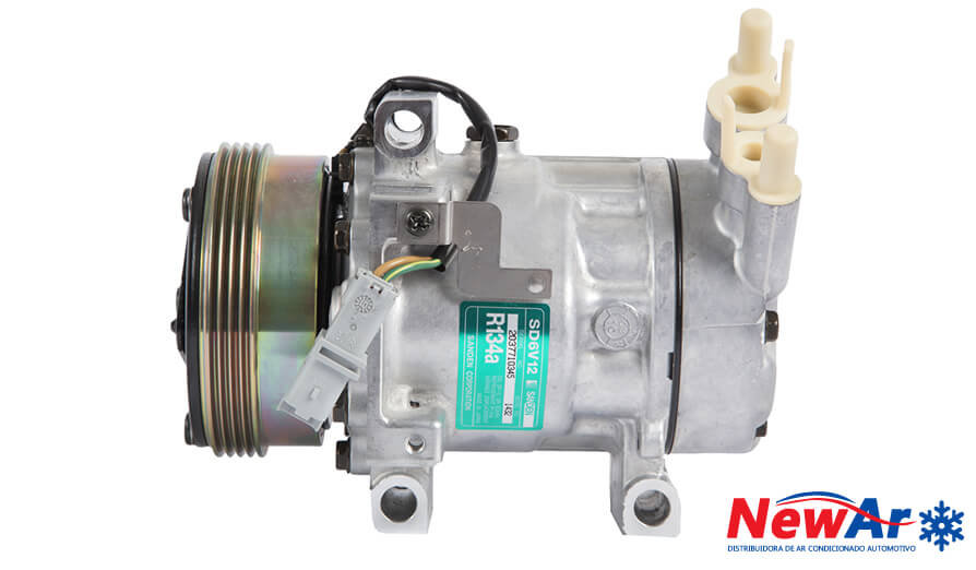 Cod.NW10.008 Compressor Sanden Renault Clio 1.0  Peugeot 206 1.0